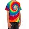 Dyenomite Youth 100% Cotton Rainbow Tie-Dye T-shirt - Other View: 1