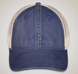 Comfort Colors Trucker Hat - Color: True Navy / Ivory