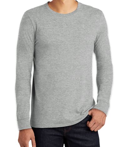 Nike 100% Cotton Long Sleeve T-shirt - Dark Grey Heather