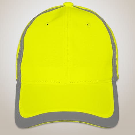 Big Accessories Reflective Safety Hat - Bright Yellow