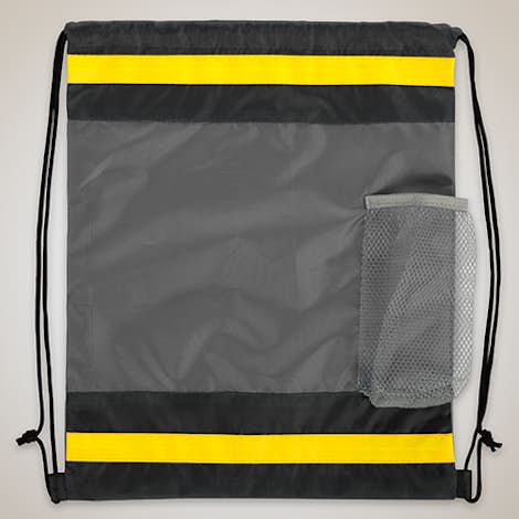 Coolrunning Mesh Pocket Drawstring Bag - Grey
