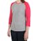 LAT Ladies Baseball Raglan - Other View: 1
