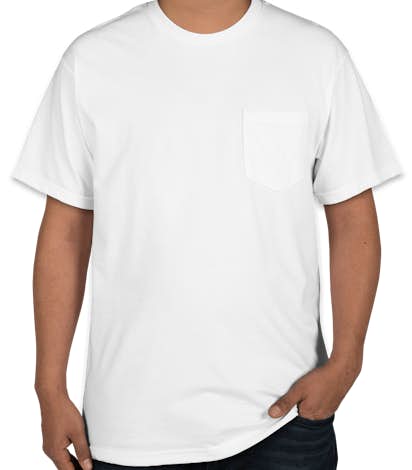 Gildan Hammer Pocket T-shirt - White