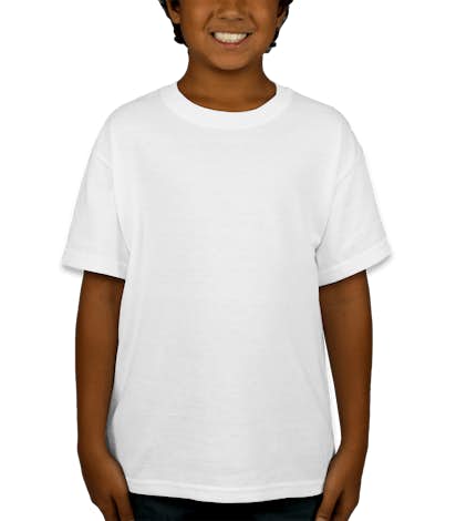 Gildan Youth 50/50 T-shirt - White