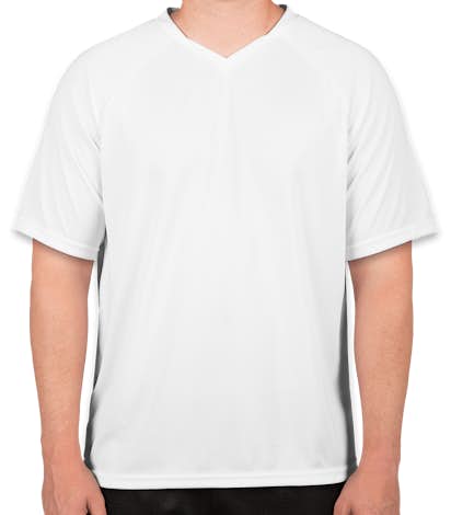 Augusta Striker Performance Soccer Jersey - White / White