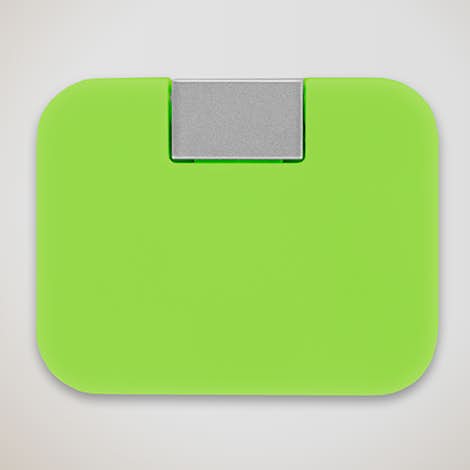4-Port Rotas USB Hub - Lime Green