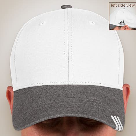Adidas Contrast Heather Hat - White / Dark Grey Heather