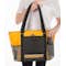 Colorblock Zippered Insulated Cooler Tote - Other View: 2