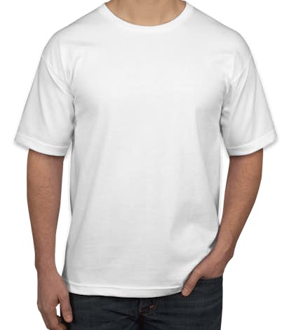 Bayside 100% Cotton USA T-shirt - White