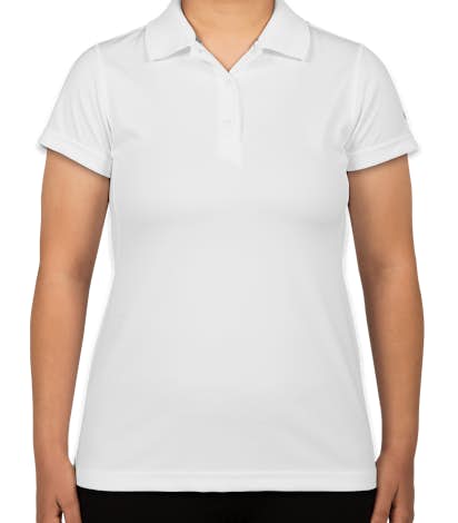 Champion Ladies Double Dry Performance Polo - White