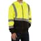ML Kishigo Class 3 Hi-Vis Hooded Full Zip Sweatshirt - Other View: 1