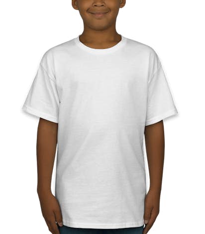 Hanes Youth ComfortSoft® Tagless T-shirt - White