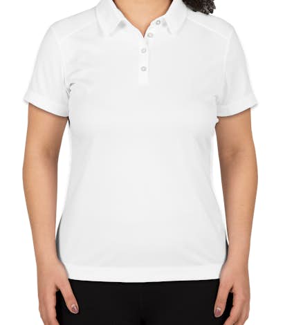 Nike Golf Ladies Pebble Textured Performance Polo - White