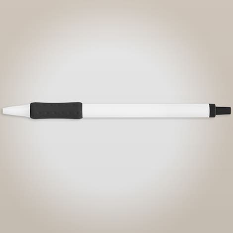 BIC Clic Stic Grip Pen (blue ink) - White / Black