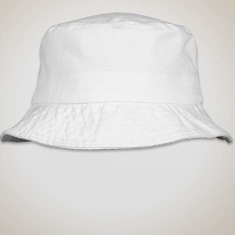 Sportsman Bio-Washed Bucket Hat - White