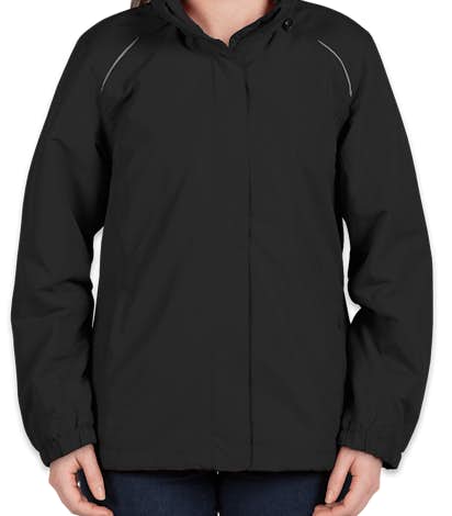Core 365 Ladies Fleece Lined All-Season Jacket - Black