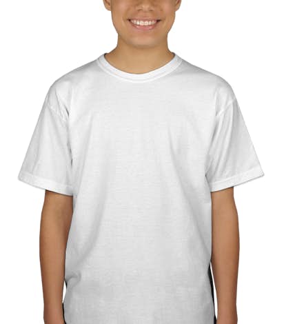 Gildan Youth 100% Cotton T-shirt - White