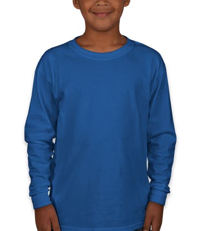 Gildan Youth Ultra Cotton Long Sleeve T - Custom Longsleeved T-Shirts