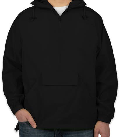 Ultra Club Hooded Packable Anorak - Black