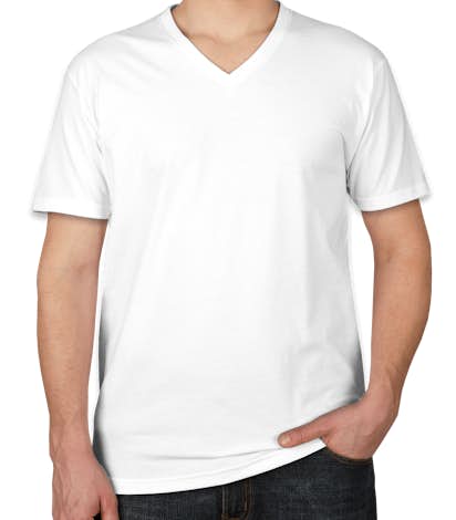 Next Level 60/40 V-Neck T-shirt - White