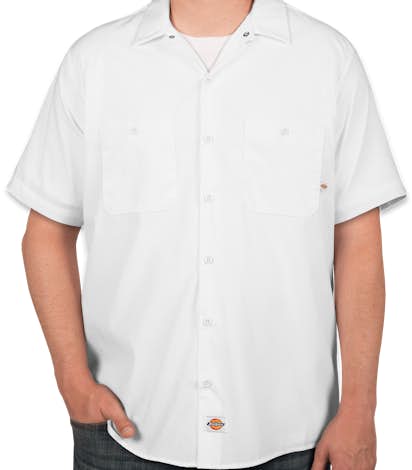 Dickies Lightweight Industrial Work Shirt - White