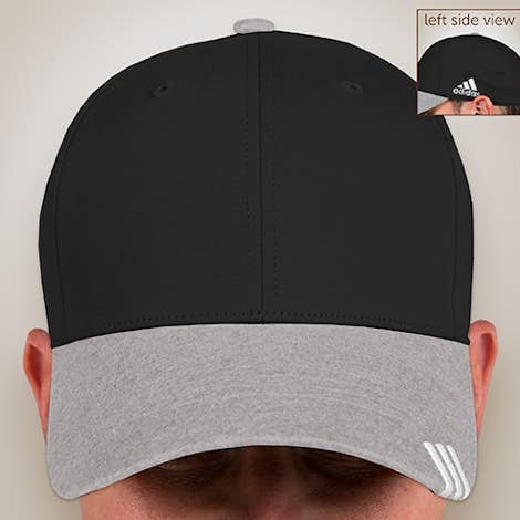 Adidas Contrast Heather Hat - Black / Medium Grey Heather