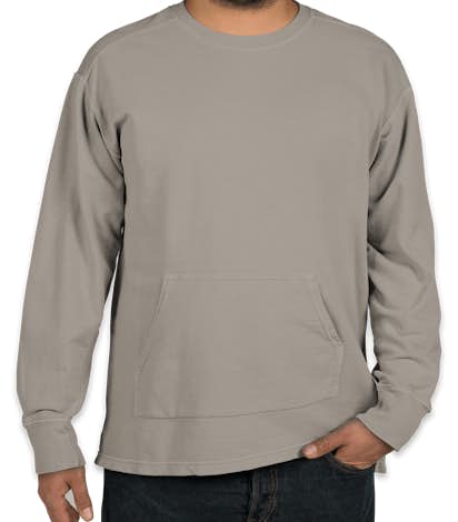 Comfort Colors French Terry Crewneck Sweatshirt - Grey
