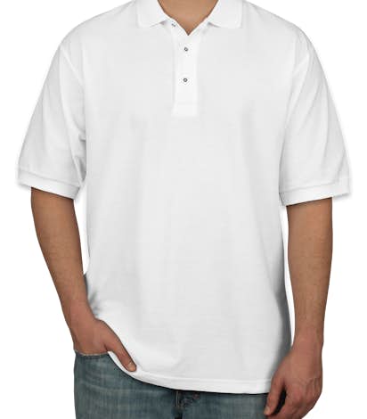 Port Authority Silk Touch Polo - White
