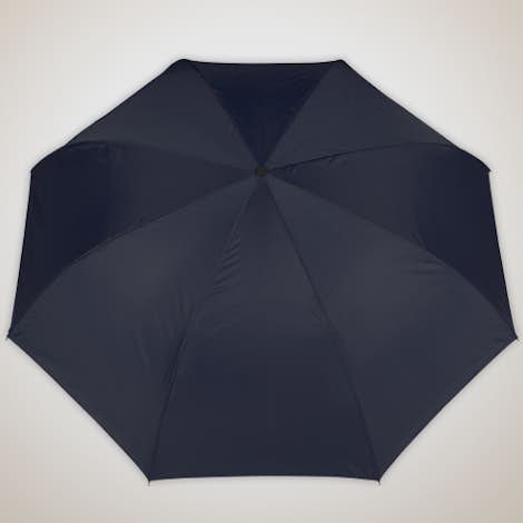 48" Inverted Double Layer Umbrella with C Handle - Navy