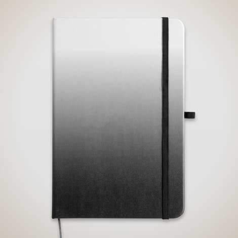 Medium Ombre Hard Cover Notebook - Black