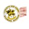 5.5 in. Circle Car Magnet w/ contrast trim - Other View: 1