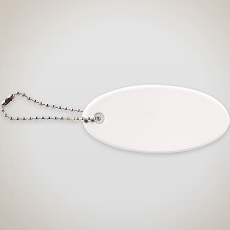 Floating Foam Keychain - White
