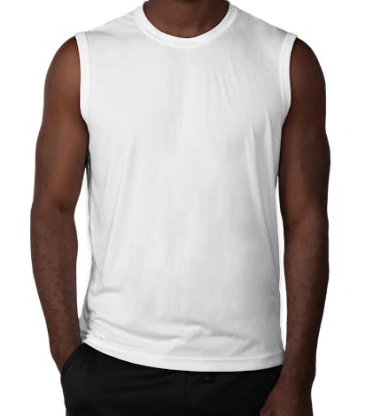Sport-Tek Competitor Performance Muscle Tank - White