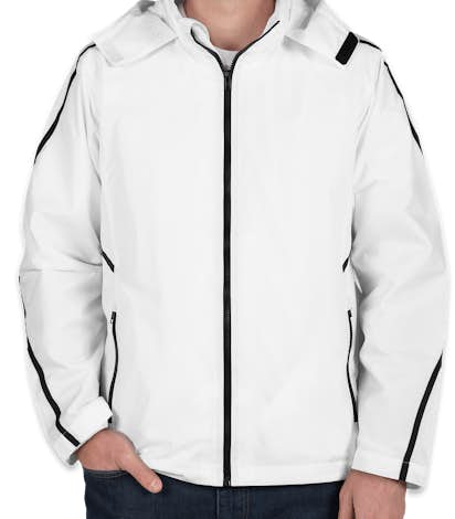 Team 365 Mesh Lined Hooded Jacket - White