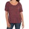 Bella Ladies Flowy Melange T-shirt - Other View: 1