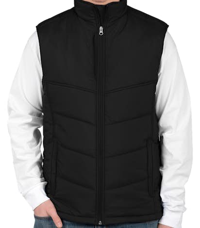 Port Authority Puffy Vest - Black / Black
