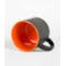14 oz. Ceramic Two-Tone Black Minolo Mug - Other View: 3