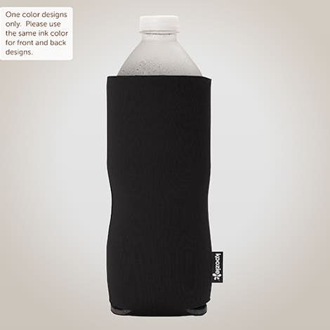 Foldable Large Bottle KOOZIE ® - Black