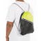 Contrast Zipper Drawstring Bag - Other View: 1