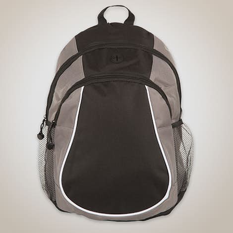 Coil Two Pocket Basic Backpack - Grey