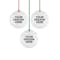 Full Color Round Ceramic Ornament - Other View: 2