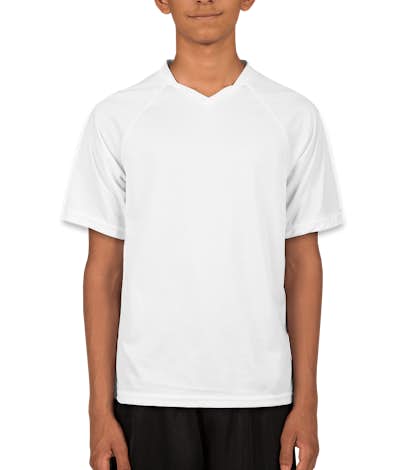 Augusta Youth Striker Performance Soccer Jersey - White / White