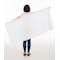 Lightweight White Screenprinted Beach Towel - Other View: 2