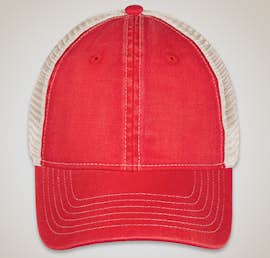 Comfort Colors Trucker Hat - Color: Red / Ivory