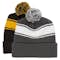 Sport-Tek Stripe Pom Pom Beanie
