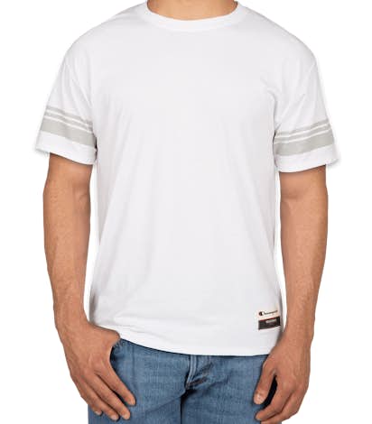 Champion Authentic Tri-Blend Varsity T-Shirt - White