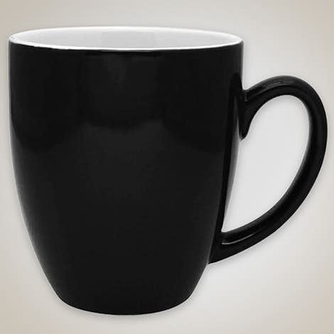 16 oz. Two-Tone Bistro Mug - Black