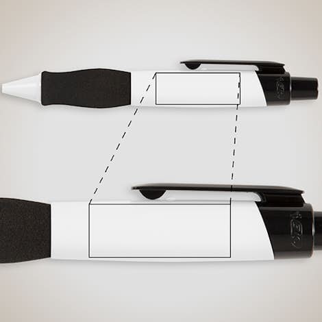 BIC XXL Pen (black ink) - White / Black