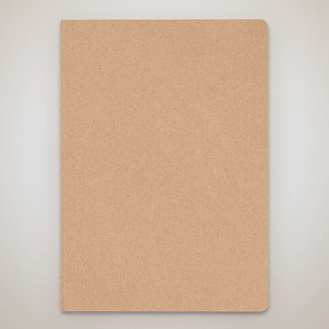 Recycled Soft Cover Medium Notebook - Natural