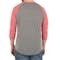 Threadfast Tri-Blend Baseball Raglan - Other View: 2